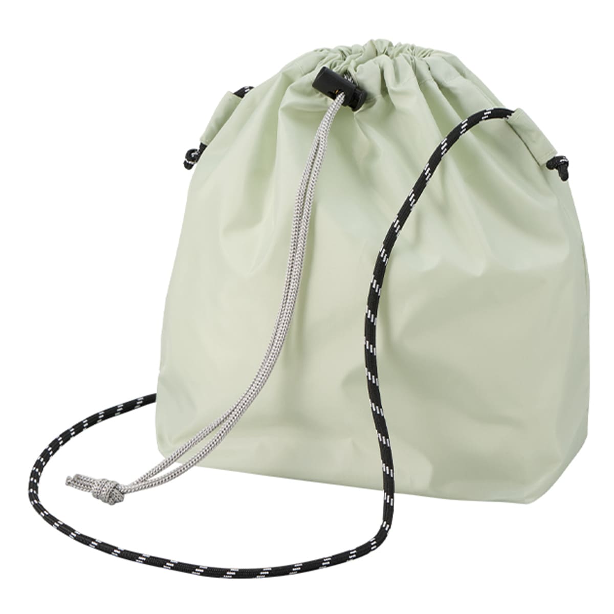 ファインライトポリ巾着ショルダー | ノベルティ(小物) | 1枚 | TR-1438 | オリーブ