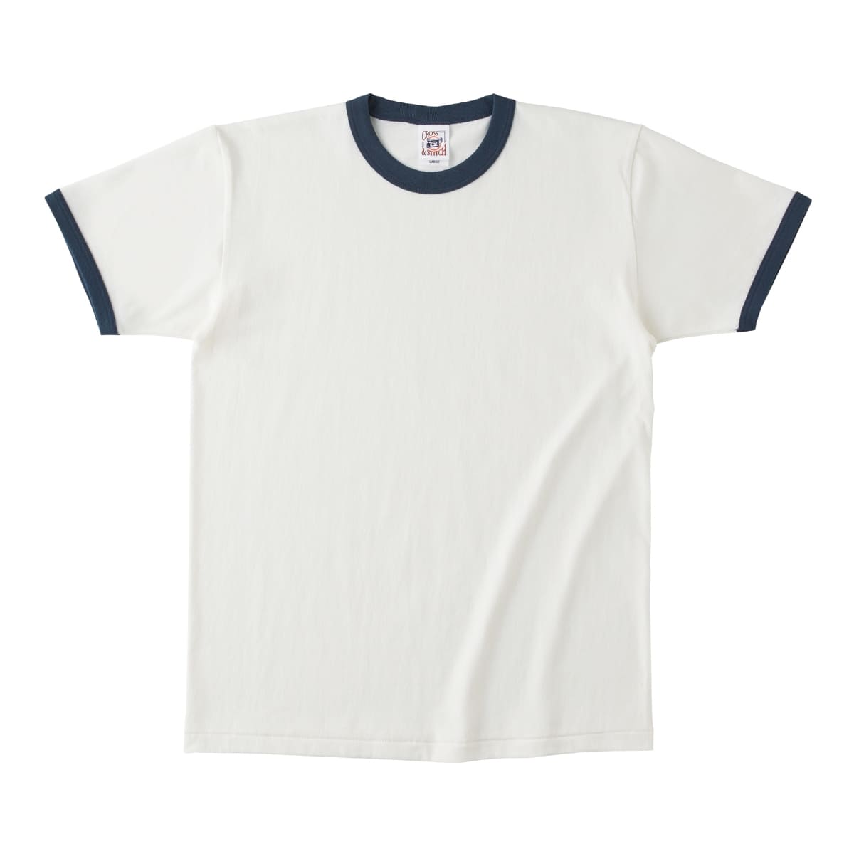 オープンエンド マックスウェイト リンガーTシャツ | メンズ | 1枚 | OE1121 | ナチュラル×デニム オープンエンド マックスウェイト リンガーTシャツ | メンズ | 1枚 | OE1121 | ナチュラル×デニム