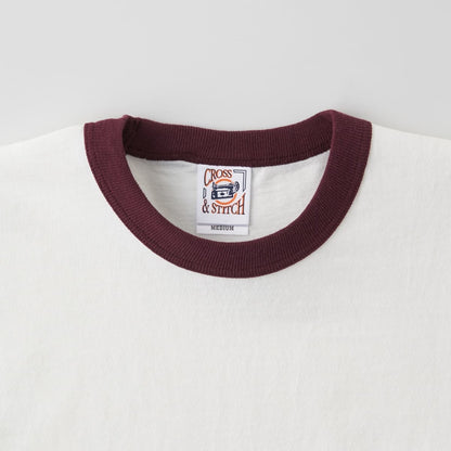 オープンエンド マックスウェイト リンガーTシャツ | ビッグサイズ | 1枚 | OE1121 | ナチュラル×ヘザーグレー