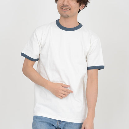 オープンエンド マックスウェイト リンガーTシャツ | ビッグサイズ | 1枚 | OE1121 | ヘザーグレー×デニム