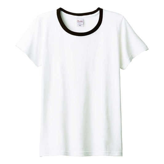 5.6オンス ヘビーウェイトTシャツ | レディース | 1枚 | 00085-CVT | ホワイト×ブラック