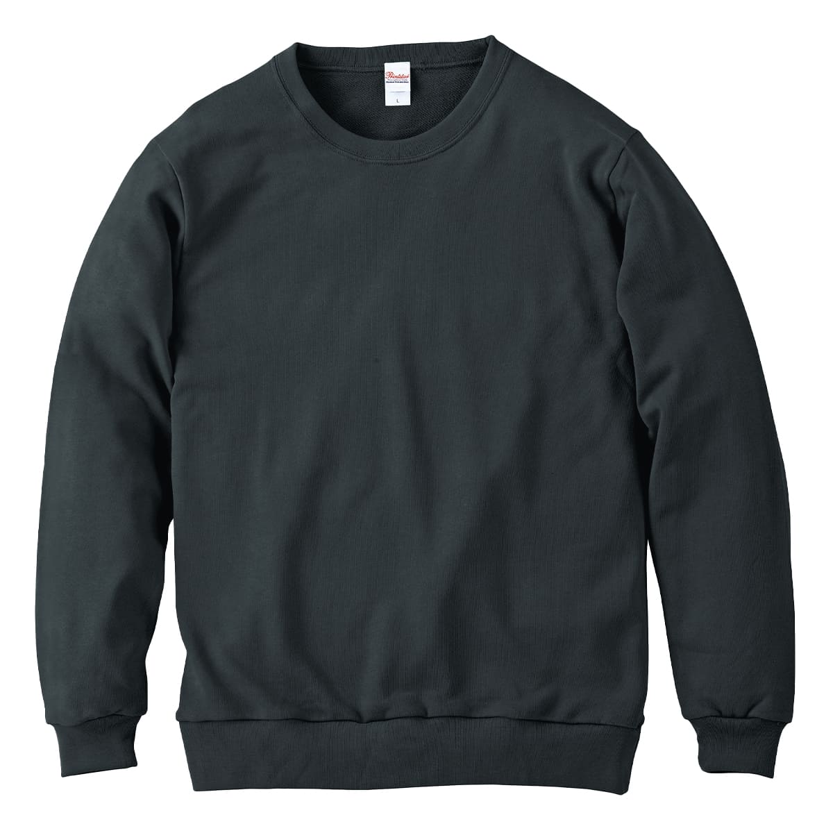 クルーネックライトトレーナー | メンズ | 1枚 | 00219-MLC | スモークブラック