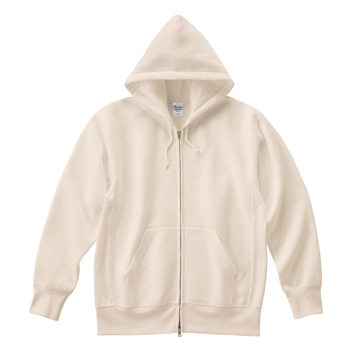 12.0オンス 裏起毛ヘビージップパーカー | ビッグサイズ | 1枚 | 00229-FVZ | ライトベージュ