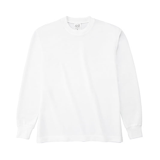 ハニカム 長袖Tシャツ（リブ有り） | キッズ | 1枚 | HNC-204 | ホワイト