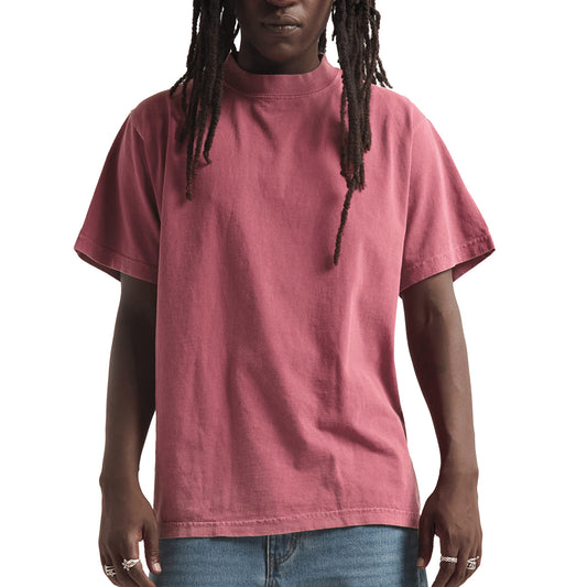 shaka wear 7.5OZ MAX HEAVYWEIGHT GARMENT DYE SHORTSLEEVE | メンズ | 1枚 | G-DYE_S_S | CLAY RED