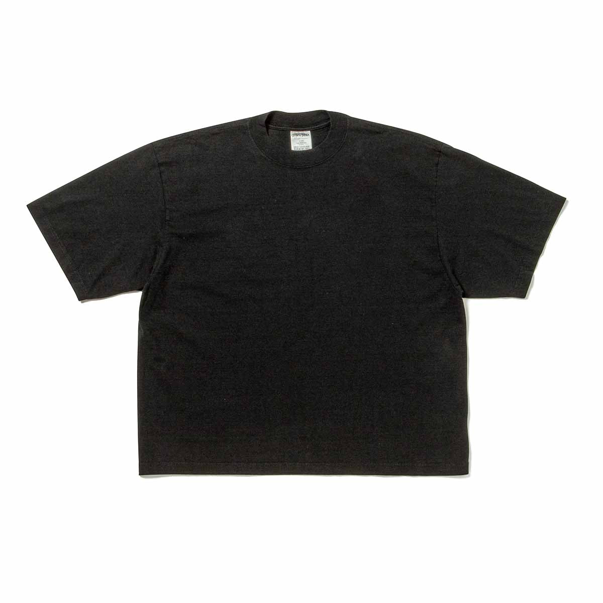 7.5oz ガーメントダイ ドロップショルダーTシャツ | ビッグサイズ | 1枚 | SHGDDS | ブラック
