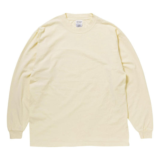 7.5oz ガーメントダイ ロングスリーブTシャツ | ビッグサイズ | 1枚 | SHGDLS | クリーム