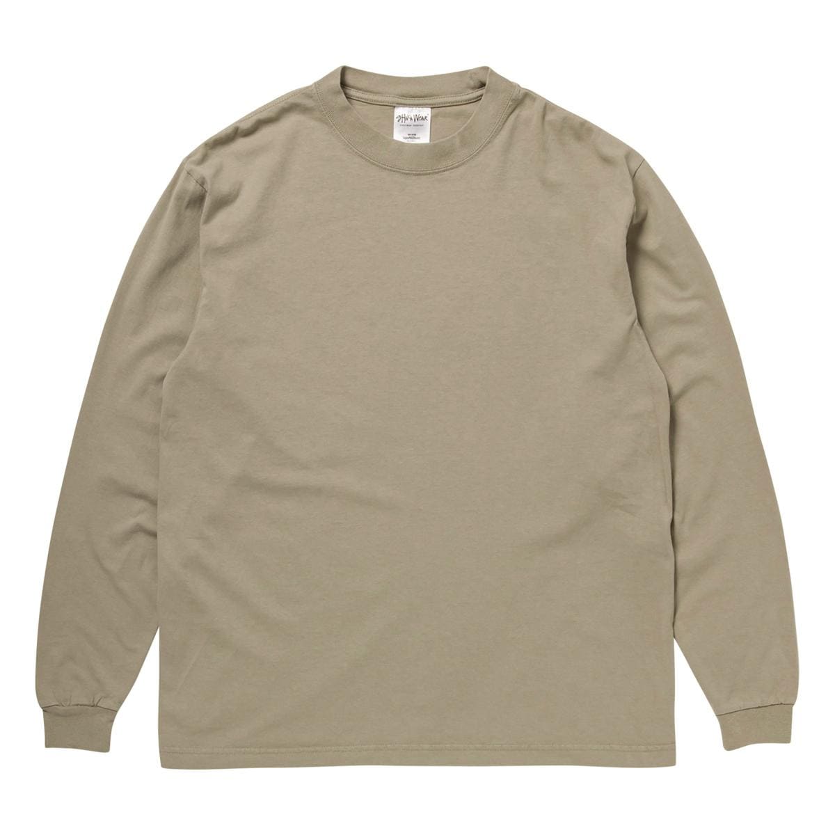 7.5oz ガーメントダイ ロングスリーブTシャツ | メンズ | 1枚 | SHGDLS | オートミール