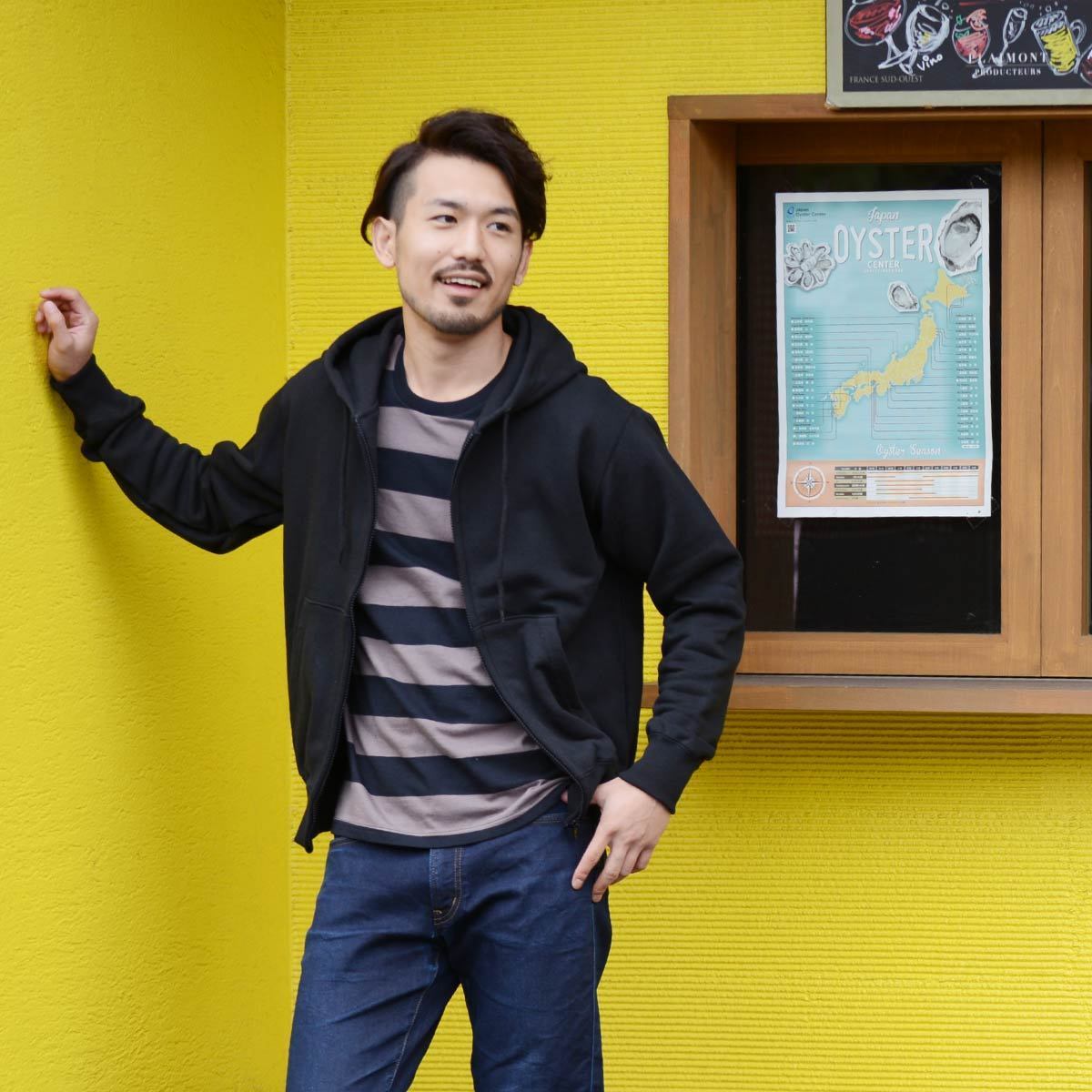 レギュラーウェイトスウェット ジップパーカ | ビッグサイズ | 1枚