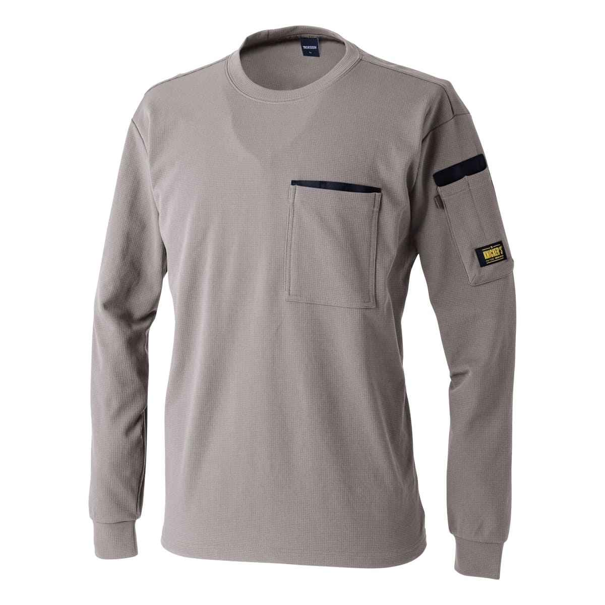 ニッカーズドライワッフルロングスリーブＴシャツ | ユニフォーム | 1枚 | 55350 | ベージュ