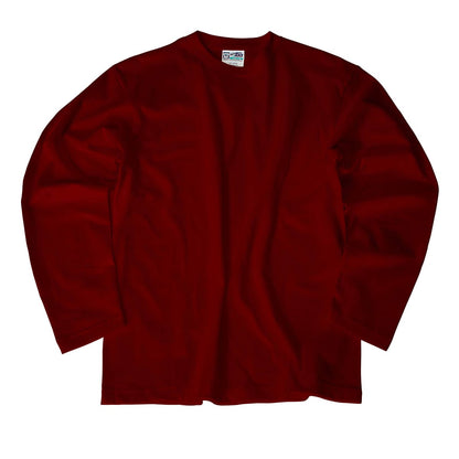 Touch and Go ロングスリーブTシャツ | ビッグサイズ | 1枚 | SS1010 | クリムゾンレッド