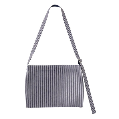 キャンバス ミュゼットバッグ | ノベルティ(小物) | 1枚 | CMB-034 | ヒッコリーストライプ