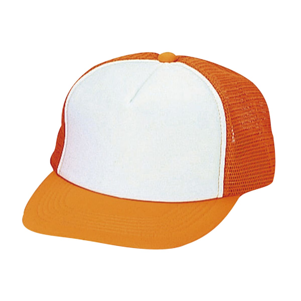 イベントキャップ | ノベルティ(小物) | 1枚 | ETC-351 | ホワイト×蛍光オレンジ
