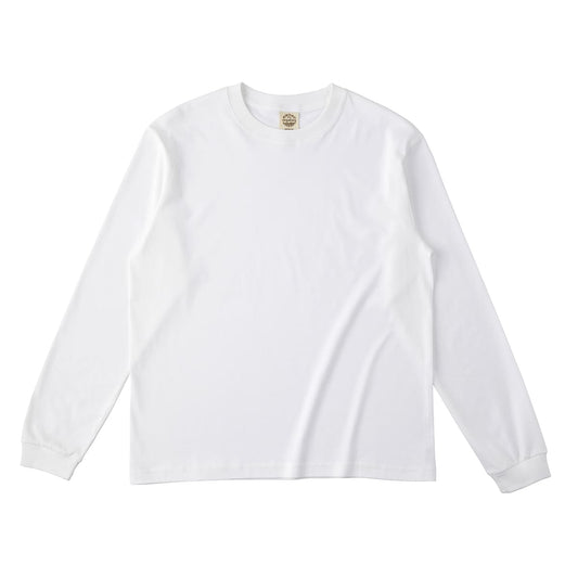 オーガニックコットンロングスリーブTシャツ | メンズ | 1枚 | OGL-914 | ホワイト