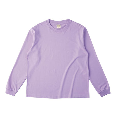 オーガニックコットンロングスリーブTシャツ | メンズ | 1枚 | OGL-914 | ライトパープル