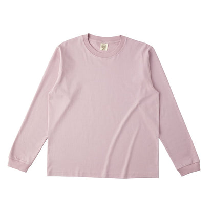 オーガニックコットンロングスリーブTシャツ | メンズ | 1枚 | OGL-914 | ダスティピンク