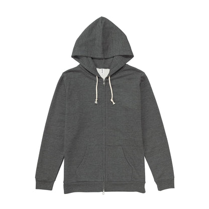 トライブレンド ジップパーカ | メンズ | 1枚 | TRZ-120 | へザーブラック