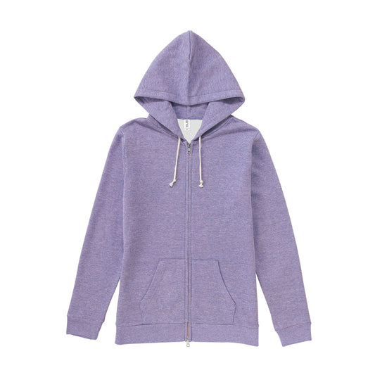 トライブレンド ジップパーカ | メンズ | 1枚 | TRZ-120 | ヘザーパープル