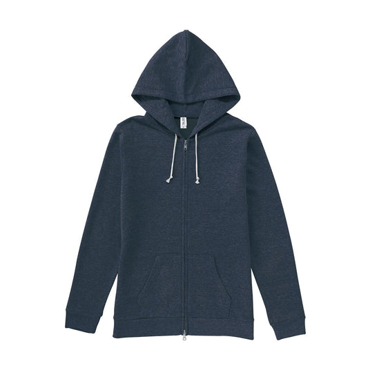 トライブレンド ジップパーカ | メンズ | 1枚 | TRZ-120 | ヘザーディープネイビー
