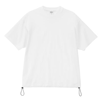 6.5オンス ファインジャージー リラックスフィット Tシャツ（裾ドローコード） | メンズ | 1枚 | 1110-01 | ホワイト