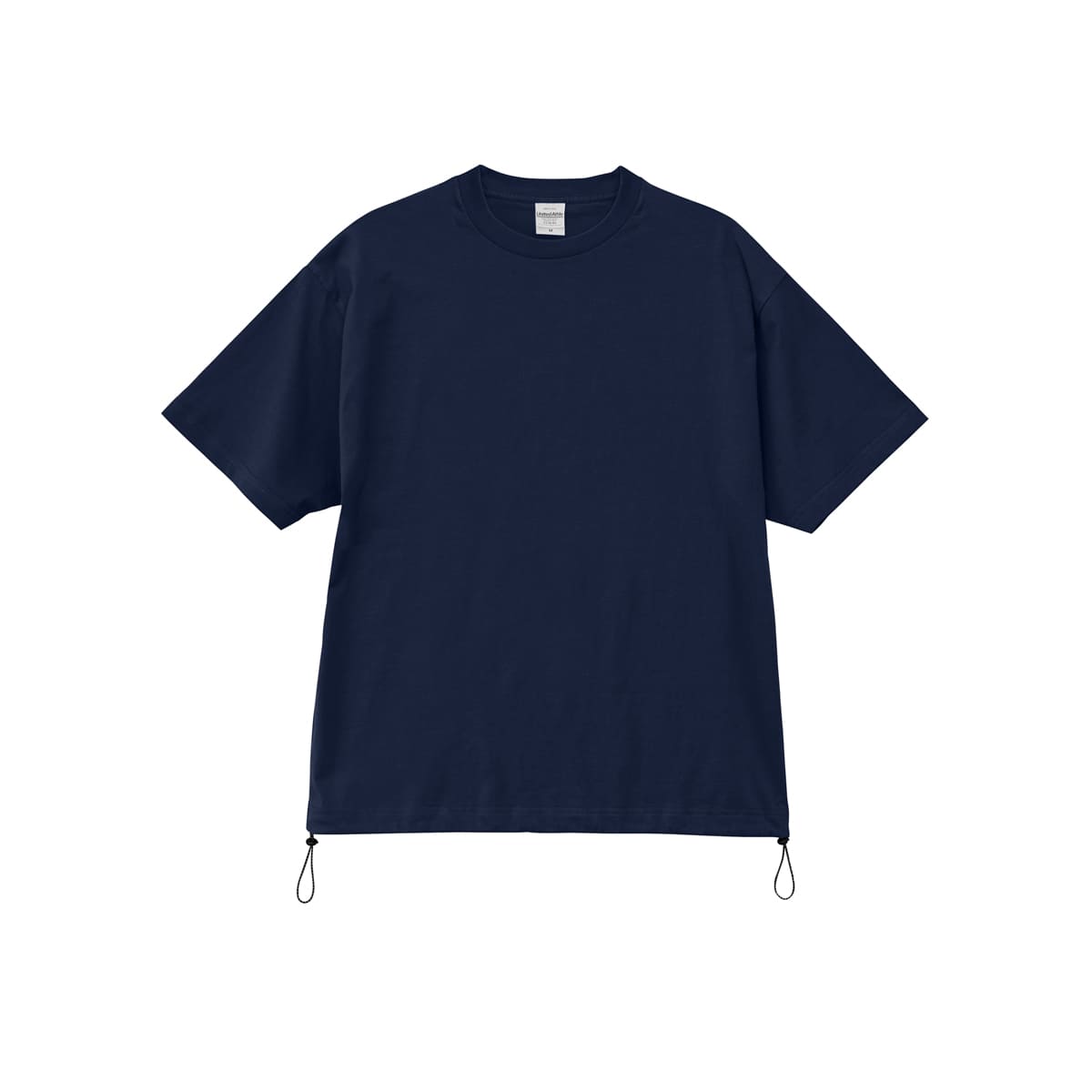 6.5オンス ファインジャージー リラックスフィット Tシャツ（裾ドローコード） | メンズ | 1枚 | 1110-01 | ネイビー