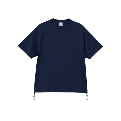 6.5オンス ファインジャージー リラックスフィット Tシャツ（裾ドローコード） | メンズ | 1枚 | 1110-01 | ネイビー