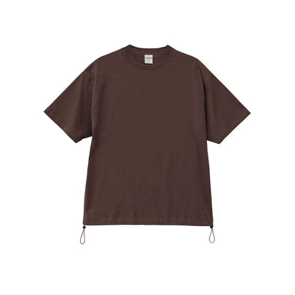 6.5オンス ファインジャージー リラックスフィット Tシャツ（裾ドローコード） | メンズ | 1枚 | 1110-01 | ダークチョコレート