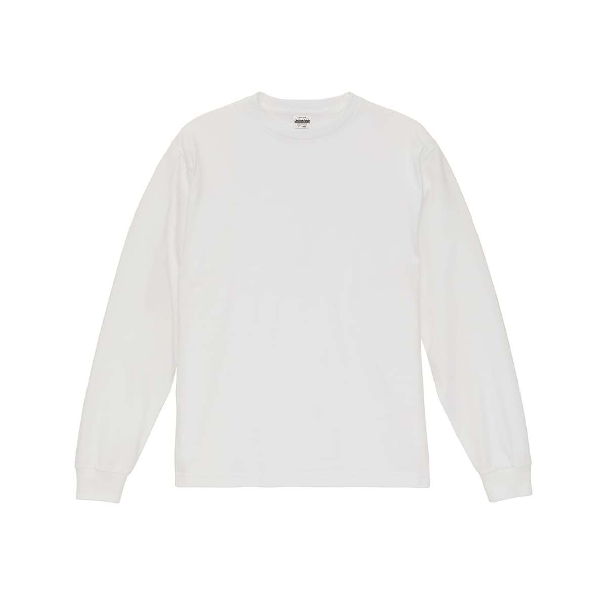 6.5オンス ファインジャージー ロングスリーブ Tシャツ（2.1インチリブ） | メンズ | 1枚 | 1111-01 | ホワイト