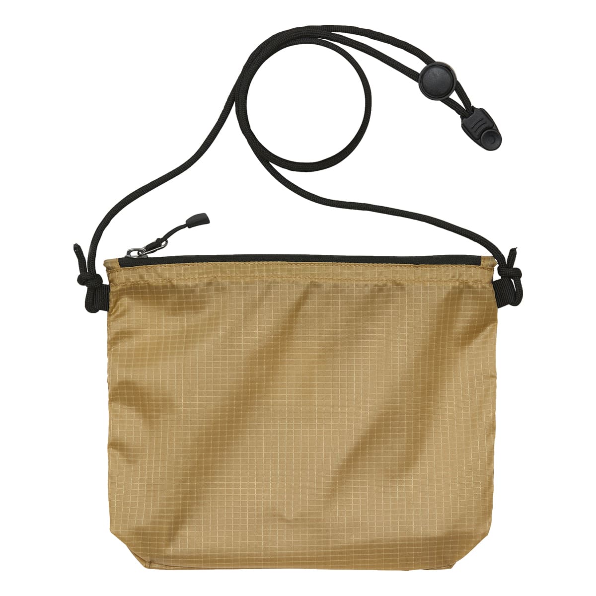 ライトナイロン リップストップ サコッシュ | ノベルティ(小物) | 1枚 | 1420-01 | サンドカーキ