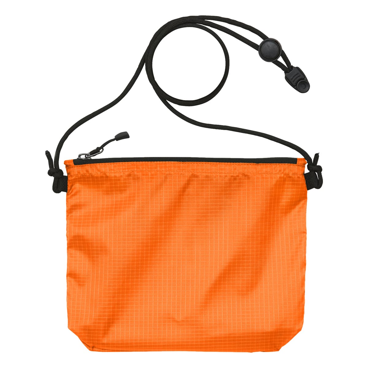 ライトナイロン リップストップ サコッシュ | ノベルティ(小物) | 1枚 | 1420-01 | ブライトオレンジ