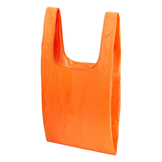 ライトナイロン リップストップ マルシェバッグ（パッカブル） | ノベルティ(小物) | 1枚 | 1423-01 | ブライトオレンジ