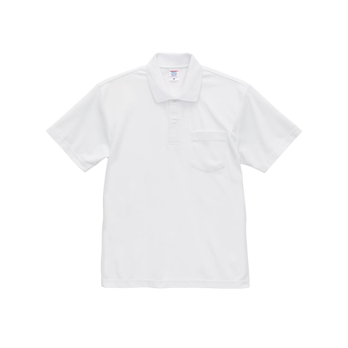 4.7オンス スペシャル ドライ カノコ ポロシャツ（ポケット付き）（ローブリード） | ビッグサイズ | 1枚 | 2021-01 | ホワイト