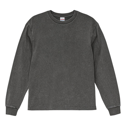6.2オンス オープンエンド フェードウォッシュ ロングスリーブ Tシャツ（2.1インチリブ） | メンズ | 1枚 | 4231-01 | フェードグレー