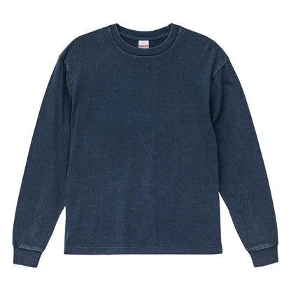 6.2オンス オープンエンド フェードウォッシュ ロングスリーブ Tシャツ（2.1インチリブ） | ビッグサイズ | 1枚 | 4231-01 | フェードネイビー