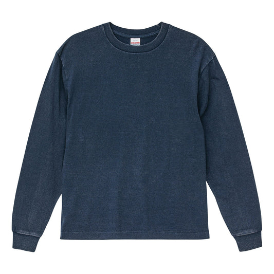 6.2オンス オープンエンド フェードウォッシュ ロングスリーブ Tシャツ（2.1インチリブ） | メンズ | 1枚 | 4231-01 | フェードネイビー