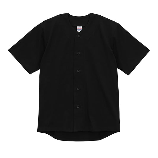 8.5オンス コットン ジャージー ベースボールシャツ | メンズ | 1枚 | 4982-01 | ブラック