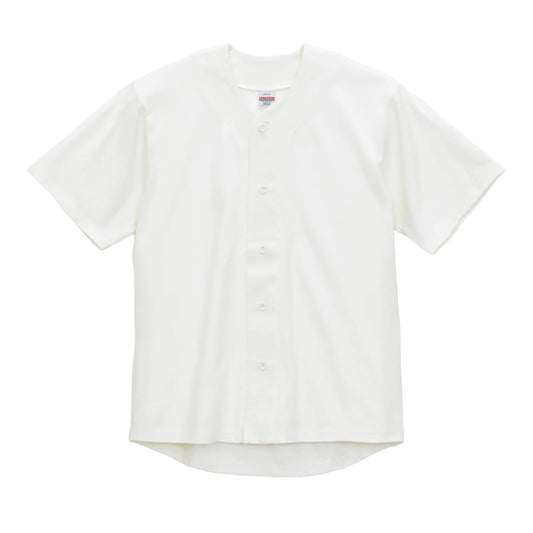8.5オンス コットン ジャージー ベースボールシャツ | メンズ | 1枚 | 4982-01 | オフホワイト