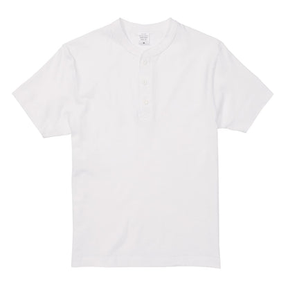 5.6オンス　ヘンリーネック　Tシャツ | メンズ | 1枚 | 5004-01 | ホワイト