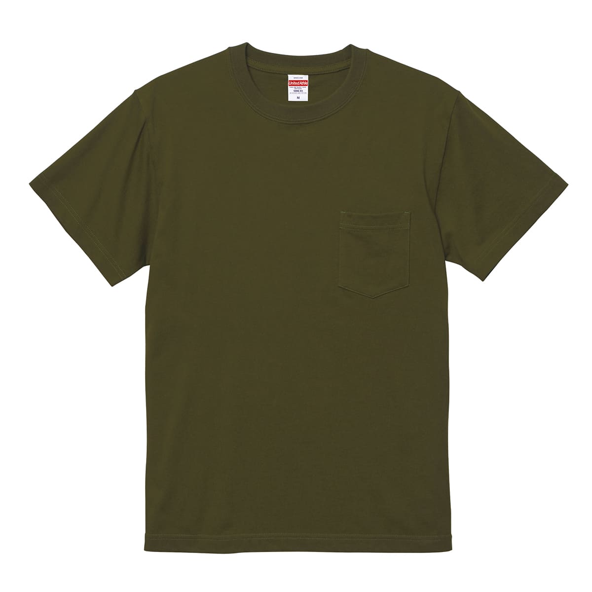 5.6オンス ハイクオリティー Tシャツ(ポケット付) | メンズ | 1枚 | 5006-01 | シティグリーン
