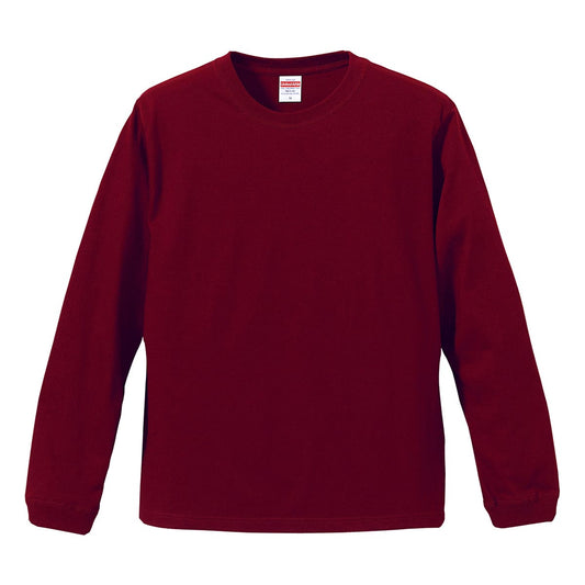 ロングスリーブＴシャツ(1.6インチリブ) | メンズ | 1枚 | 5011-01 | バーガンディ