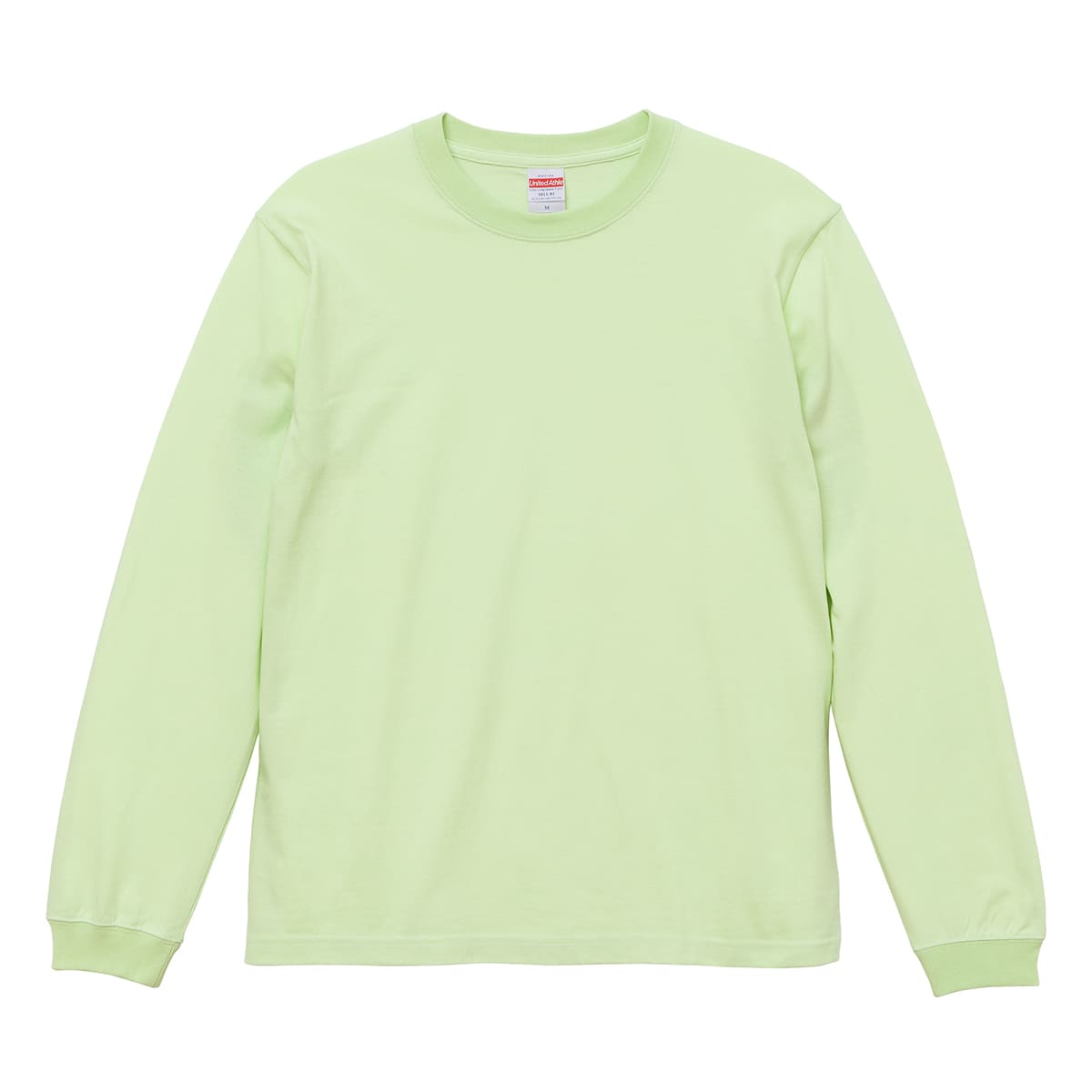 ロングスリーブＴシャツ(1.6インチリブ) | ビッグサイズ | 1枚 | 5011-01 | ミルキーライム