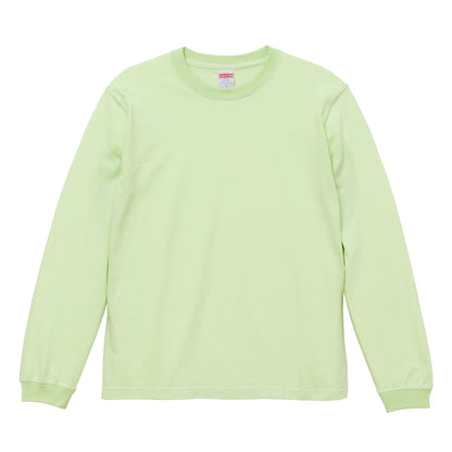 ロングスリーブＴシャツ(1.6インチリブ) | ビッグサイズ | 1枚 | 5011-01 | ミルキーライム