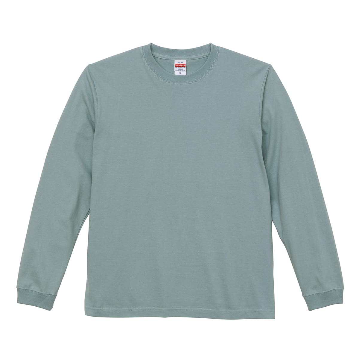 ロングスリーブＴシャツ(1.6インチリブ) | メンズ | 1枚 | 5011-01 | スモーキーグリーン