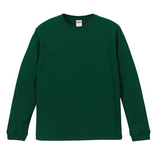 ロングスリーブＴシャツ(1.6インチリブ) | ビッグサイズ | 1枚 | 5011-01 | アイビーグリーン