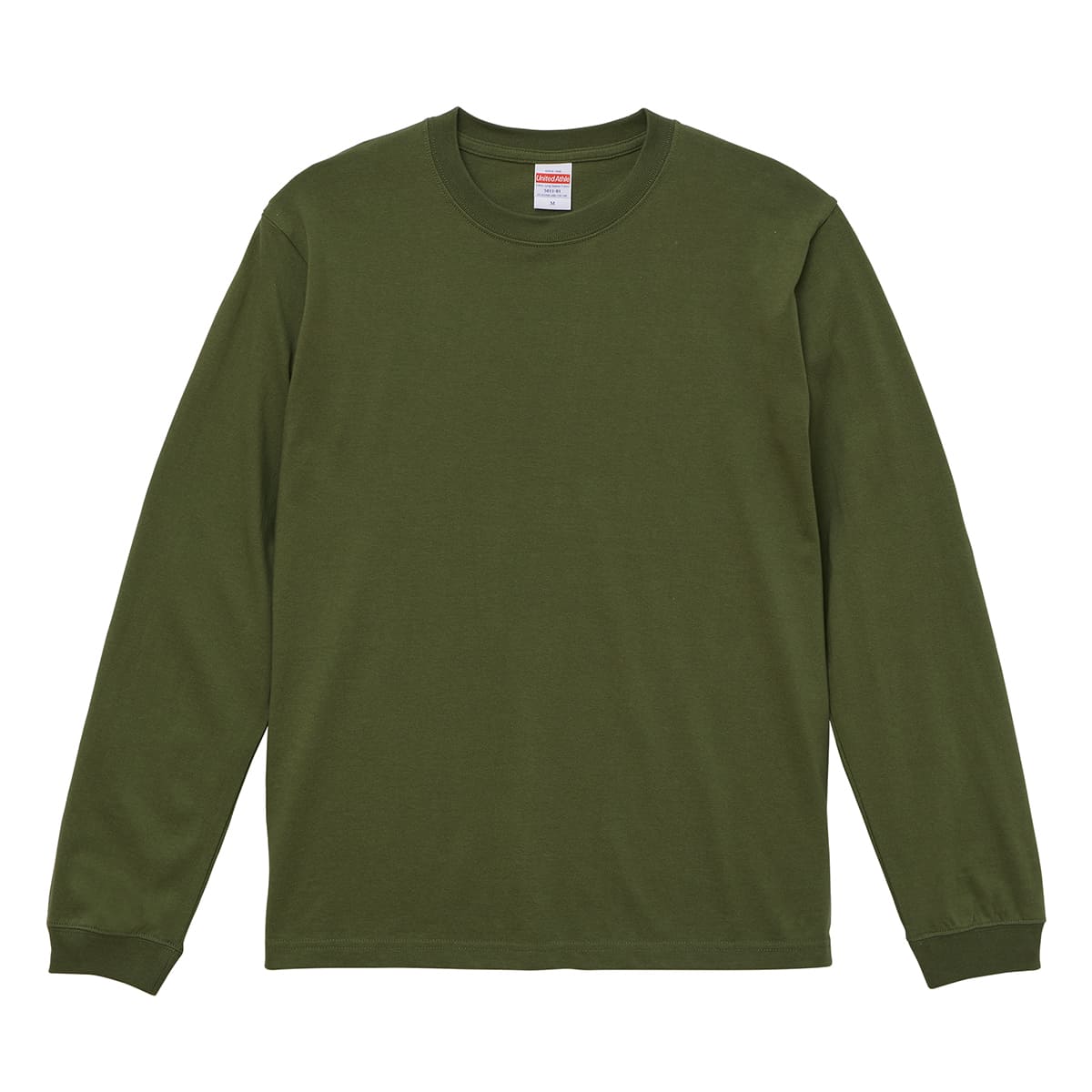 ロングスリーブＴシャツ(1.6インチリブ) | ビッグサイズ | 1枚 | 5011-01 | ライトオリーブ