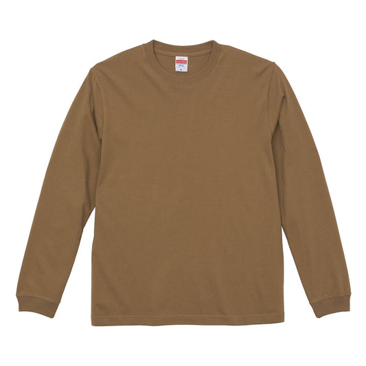 ロングスリーブＴシャツ(1.6インチリブ) | ビッグサイズ | 1枚 | 5011-01 | ダークキャメル