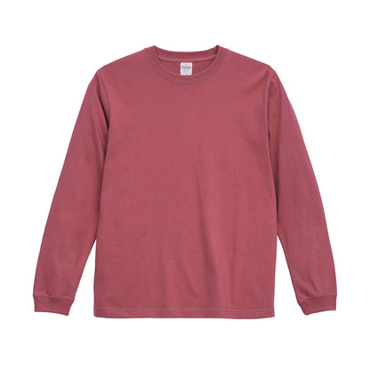 ロングスリーブＴシャツ(1.6インチリブ) | メンズ | 1枚 | 5011-01 | ヘイジーレッド