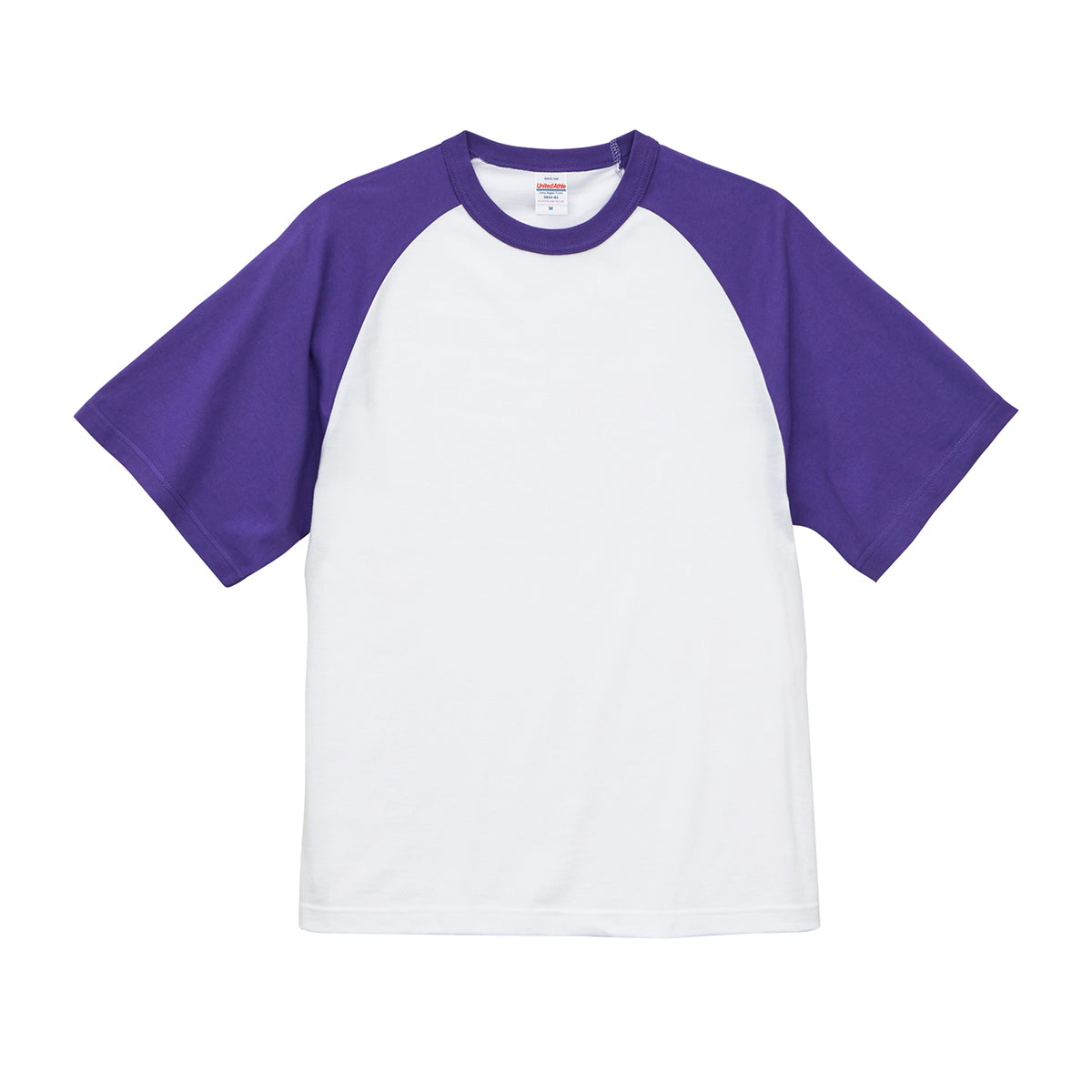 5.6オンス ラグラン Tシャツ | メンズ | 1枚 | 5041-01 | ホワイト/バイオレットパープル