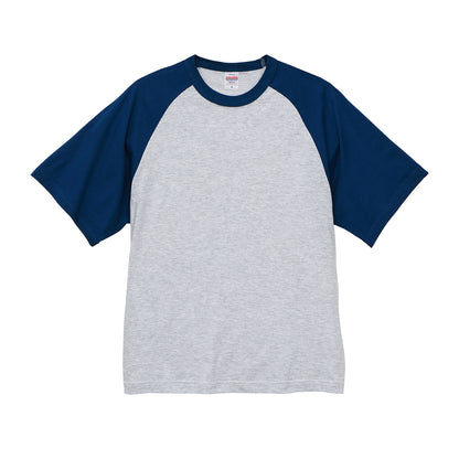 5.6オンス ラグラン Tシャツ | メンズ | 1枚 | 5041-01 | アッシュ/クラシックブルー
