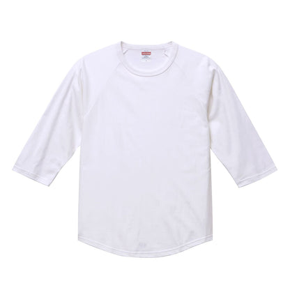 5.6オンス ラグラン3/4スリーブ Tシャツ | メンズ | 1枚 | 5045-01 | ホワイト